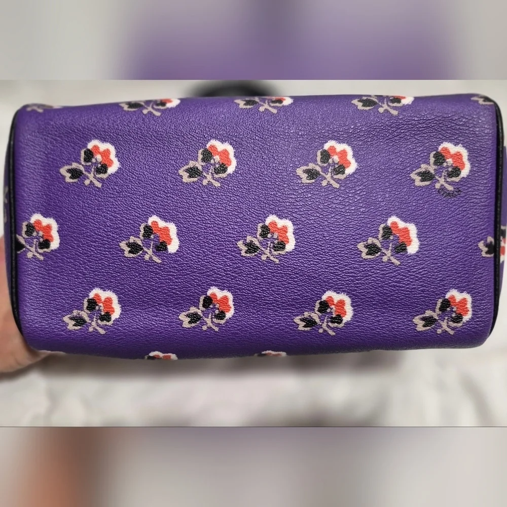 Coach Purple Floral Women's Bag